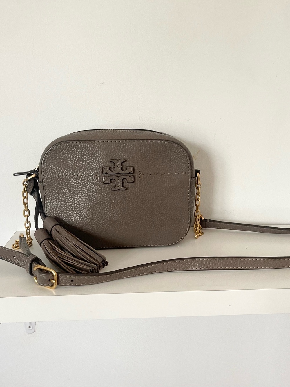 Tory Burch Tassel Brown Crossbody Bag